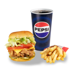 Hot Honey fried sandwich Combo